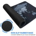 thumbnail image 6 of a Map Of the Gray World&nbsp;mousepad Gamingwaterproof,rubber+multispandexnon Slip Gaming Mouse PadDesk Pad for Office Home Game 31.5x15.7inches, 6 of 7