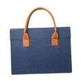 thumbnail image 5 of EHJRE Briefcase for Men Women Business Wear Resistant Lightweight Stylish Oxford Cloth 38x29x4 cm Blue, 5 of 9