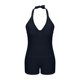 thumbnail image 4 of Mujeres Más Tamaño Manga Larga Tops Casual Color Sólido Blusa con Correa Ajustable de Espalda Y Bralette Incorporado, Poliéster Suave para el Uso Diario de Primavera, 4 of 8