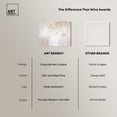 thumbnail image 6 of Art Remedy Muted Neutral Art Canvas, 45" x 36", Gallery Wrapped, Opalescent Hues III, 6 of 7
