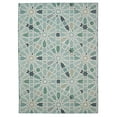 thumbnail image 1 of Outdoor Washable Deltona Green & Ivory 5' x 7' Area Rug, 1 of 9