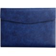 thumbnail image 2 of Large Capacity A4 Leather Document Pouch Business Office Information Bag, 2 of 6