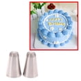 thumbnail image 3 of D66 #18 Open Star Icing Nozzle Piping Tip Stainless Steel Cake Decorating Ti WA, 3 of 10