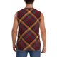 thumbnail image 4 of Fotbe Buffalo Check Plaid Men's Camiseta sin Mangas Estampada para Hombres, Playera Casual para Gimnasio, Entrenamiento, Playa-Large, 4 of 7