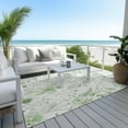 thumbnail image 6 of Addison Rugs Chantille Indoor/Outdoor Transitional Floral Mint Washable Rectangle Rug, 10' x 14', 6 of 6