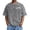 Grey, variant on Washed Graphic Short Sleeve T Shirt for Everyday Casual Comfort with Retro Print and Relaxed Fit Men’s Tee