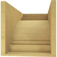 thumbnail image 4 of 12"W x 24"D x 12"H Wide Pescadero Rough Cedar Woodgrain TimberThane Corbel, Primed Tan, 4 of 6