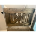 thumbnail image 4 of Stumps Custom Wood Stylish and Durable Walnut Wood Pet Gate - Perfect for Your Home - 41-43 Inches Height x 47-49 Inches Width, 4 of 5