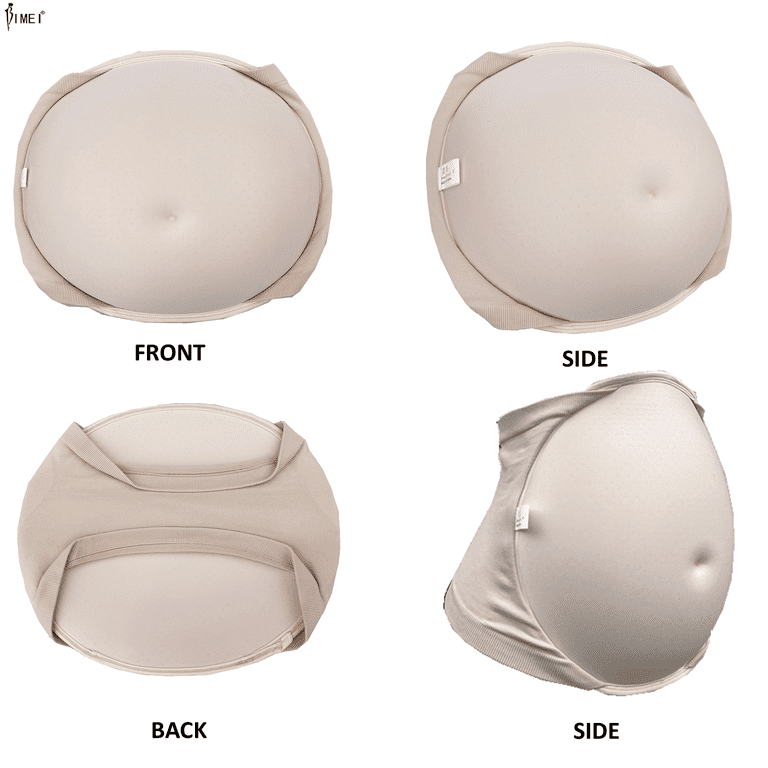 BIMEI Fake Pregnancy Sponge Belly with Seamless Waistband for