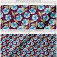 thumbnail image 2 of Soimoi Cotton Cambric Fabric Hummingbird & Floral Print Fabric by Yard 42 Inch Wide, 2 of 7