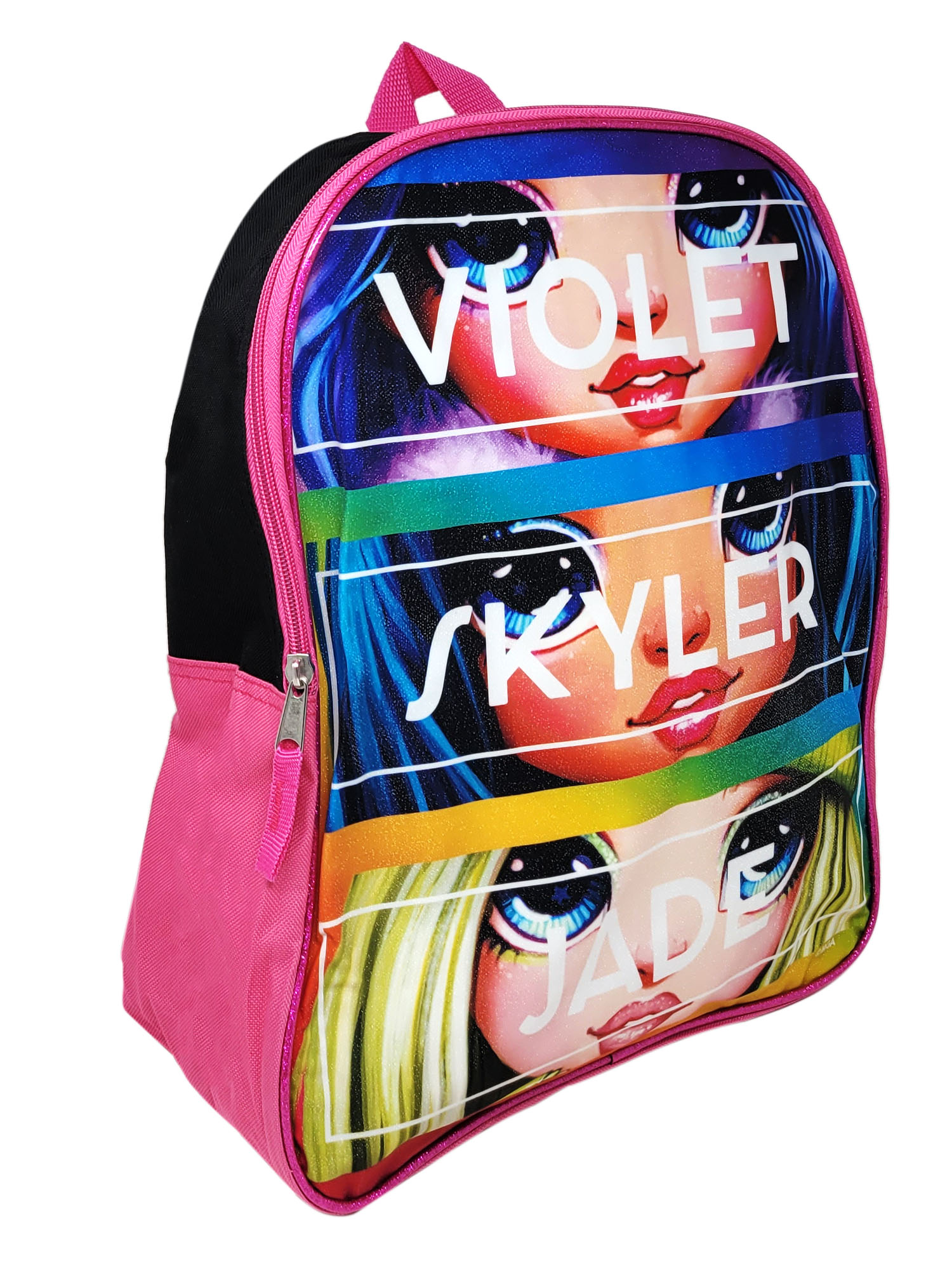 Rainbow High Backpack 16 Violet Skyler Jade Dolls Girls Pink Black