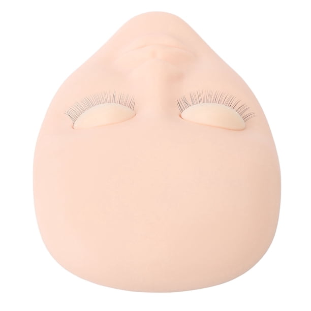 Cabeza De Maniquí De Pestañas, Cabeza De Muñeca De Extensión De Pestañas Portátil Simulada Para Tienda De Cosméticos