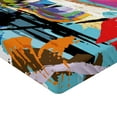 thumbnail image 2 of Ambesonne Art Fitted Sheet 2 Pcs Set, Paint Strokes Splashes, Queen, Multicolor, 2 of 3