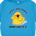 thumbnail image 3 of Inktastic Life's Ducky 2nd Birthday Toddler Hoodie, 3 of 4