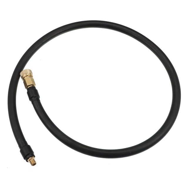 Cobre flexible 80 cm 31 "válvula de neumático tubo de conexión extensión de inflador de aire manguera de goma ventilación de aire con rosca hembra para coche motocicleta