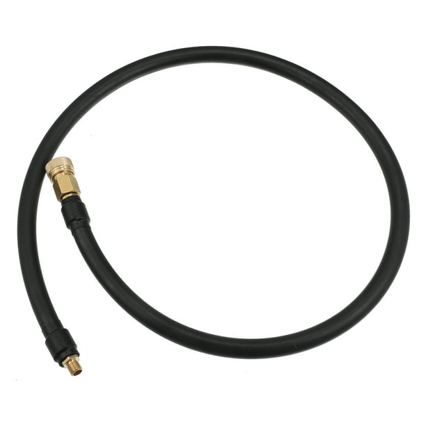 Cobre flexible 80 cm 31 "válvula de neumático tubo de conexión extensión de inflador de aire manguera de goma ventilación de aire con rosca hembra para coche motocicleta