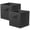 Black-2, variant on Fabric Closet Organizer Cubes Violet 2 Pack Storage Bins