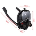 thumbnail image 3 of Snorkel Mask Full Face - 180° Panoramic View Snorkeling Gear Water Diving Mask, 3 of 8