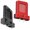 Black+Red, variant on EpheyFIF 2Pcs 14W Led Light Led Camping Lantern Work Light Mini Pocket Work Light Play Led Lights Inspection for 20V-21V Battery Black+Red
