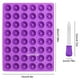 thumbnail image 4 of 3 uds (morado + azul + verde) molde de silicona para donas, gelatina de Chocolate de caramelo de silicona de grado alimenticio antiadherente, cubo de hielo con 3 goteros de bonificación Adepaton 2033852, 4 of 8