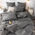 thumbnail image 2 of Fashion Diamond Pattern Duvet Cover Pillowcase 3 Piece Set Comfortable Breathable Bedding Set for All Seasons, 2 of 8