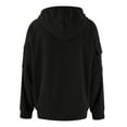 thumbnail image 3 of WILLBEST Sudaderas Deportivas para Hombre, Sudadera con Capucha De Pana para Otoño e Invierno, Chaqueta Deportiva Informal con Cremallera y Bolsillo De Parche, Sudadera Tipo Cárdigan Mediana​​, 3 of 3