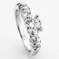 thumbnail image 3 of Dazzlingrock Collection 0.75 Carat (Ctw) 14k Round Diamond Ladies Bridal Semi Mount Ring Set (No Center Stone), White Gold, Size 7, 3 of 3