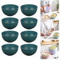 thumbnail image 2 of Dinnerware Set 8Pcs Cereal Bowls Dishwasher & Microwave Wheat Bowls Easy to Clean Lightweight Desserts & Soup Bowl Portable for Picnics ，Snack Plastic Bowls Set，Multi Color, 2 of 9