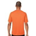thumbnail image 7 of High Visibility Short Sleeve Workwear Tee, 100% Polyester, Hi Vis Men's Zone Performance Mesh T-Shirt (Safety Orange 10 Pack,XS), 7 of 7