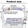 thumbnail image 6 of HELLHERO Snowman Rollator Seat Cover Walker Seat Cushion Cover for Elderly Adults Stretchable Material Comfortable for Elderly, 6 of 7