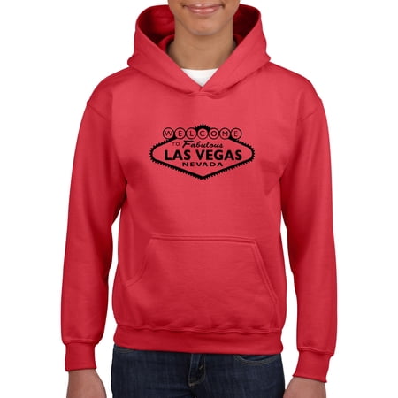 IWPF - Big Girls Hoodies and Sweatshirts up to Big Girls Size 24 - Welcome to Las Vegas Nevada