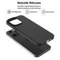 thumbnail image 5 of Ebizware for iPhone 15 Plus Phone Case, Liquid Silicone Case Cover for Apple iphone 15 Plus, Shockproof Full-Body Protective Case Cover with Microfiber Lining (Black), 5 of 8