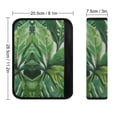 thumbnail image 3 of WYYP Green Leaves Foliage Car Seat Belt Pad Cover Universal Seat Belt Cushions for Car Ideal for Car Interior Accessories 1Pcs, 3 of 5