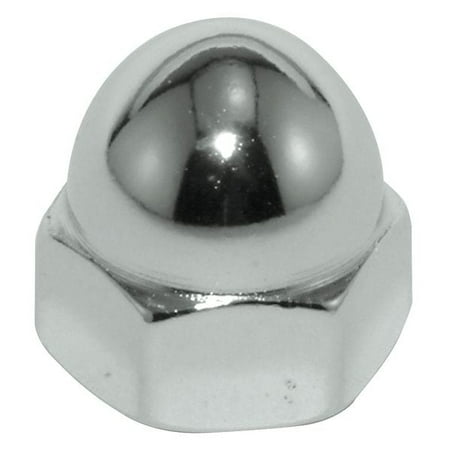 

ZoroSelect 5/16 -18 18-8 Stainless Steel Plain Finish Low Crown Acorn Nuts 10 pk.