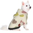 thumbnail image 2 of Fotbe Heart Polka Dot Sudadera con Estampado para Perros Pequeños – Suéter con Capucha para Mascotas, Tela Suave de Forro Polar con Bolsillo-Small, 2 of 7