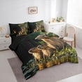 thumbnail image 2 of Erosebridal Capybara 7pcs Bedding Comforter Set,Wild Rodent Animal Queen Bedding Sets For Kids Girls ,Reversible Black, 2 of 7