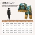 thumbnail image 4 of Sigee Impressionist Village Sky for Women’s Pajama Sets Long-Sleeved Pjs Sets for Women 2 piece Sleepwear-XX-Large, 4 of 7