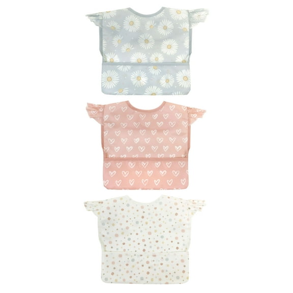Neat Solutions Ruffle Sleeve 3 Pack Infant Bib