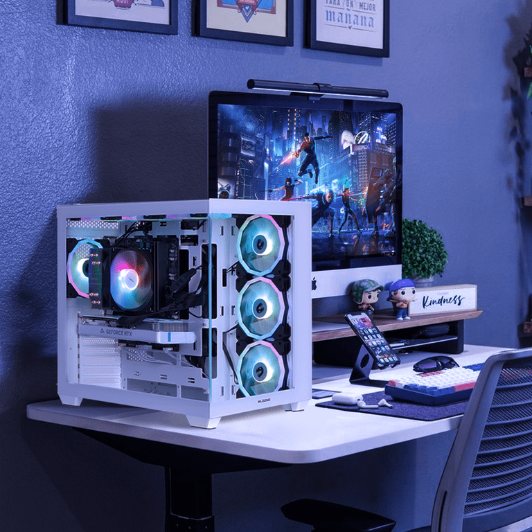 Mloong Gaming PC Desktop, AMD Ryzen5 5500, Radeon RX 6600