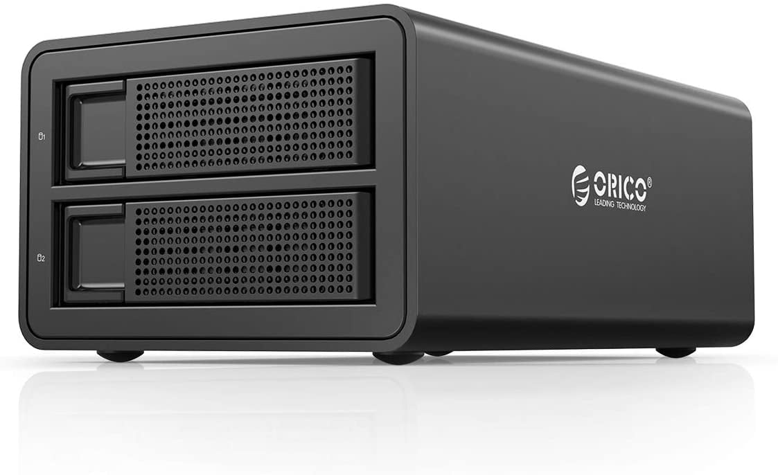 ORICO 2 Bay USB 3.0 to SATA External Hard Drive Enclosure Support 32TB