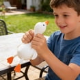 thumbnail image 5 of Btomtd Cute Duck and Goose Squeeze Toys, Slow Rising Fidget Squishies for Stress Relief, Pinchable Sensory Decompression for Adults and Teens, 1-Pack (4", White), 5 of 5