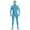 Sky Blue, variant on Elegant Attire Unisex Full Body Open Face Bodysuit for Performance and Stretch Dance Adult Size XL Sky Blue