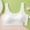 White, variant on Xfvqtps Girls Bras with Padded Fixed Cup Seamless Soft Comfortable Breathable Solid Color Wave Hem Cute Girls Print Training Bra for Teen Big Kids Girls Bras for 9-12 Years Light Blue