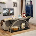 thumbnail image 5 of Tribesigns 70.87" Console Table with Storage Shelf, Narrow Long Sofa Table Behind Couch Table, 5 of 5