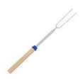 thumbnail image 2 of Oleegame 1PC Extendable Stainless Roasting Sticks 5 Pack 32" For S' Hot Dogs And Fire Blue, 2 of 9