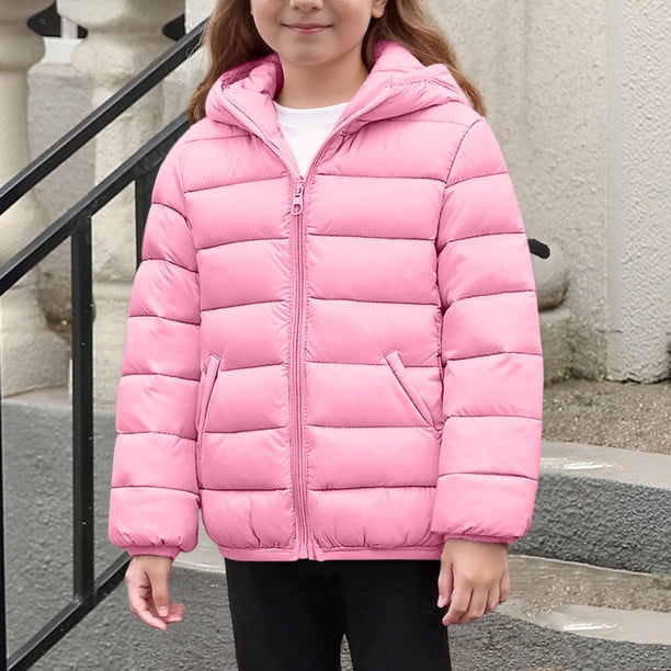 Cowsor Kids Winter Coats with Hooded Light Puffer Coat Warm Padded Jacket for Boys Girls Toddler
