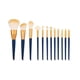 thumbnail image 3 of Brocha de maquillaje profesional, 12 brochas de maquillaje, crema en polvo líquido, base para mezclar, corrector, brocha para cara y ojos, Star Sport, 12 brochas desnudas + paquete envolvente Star Sport ER, 3 of 5