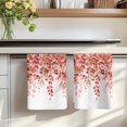 thumbnail image 7 of Red Eucalyptus Leaves Kitchen Towels Set of 3, Spring Floral Summer Botanical Absorbent Dish Towels for Kitchen, Microfiber Hand Towel, Quick Drying Tea Towel for Cleaning Decorative Dishcloths, 7 of 7