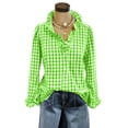 thumbnail image 4 of Njagoc3 Long Sleeve Shirts for Women Crew Neck Women Long Sleeve Tops Casual Fall Tops Trendy Cute T Shirts Outfits Clothes, 4 of 6