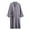 Gray, variant on ZZwxWA Men Vintage Wrinkles Kimono Robe Cotton Yukata Spa Sauna Bathrobe Japanese Side Lace-Up Loungewear Nightgown Sale